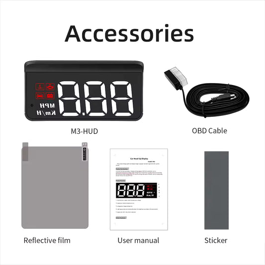 M3 OBD2 Car HUD Head-Up Display
